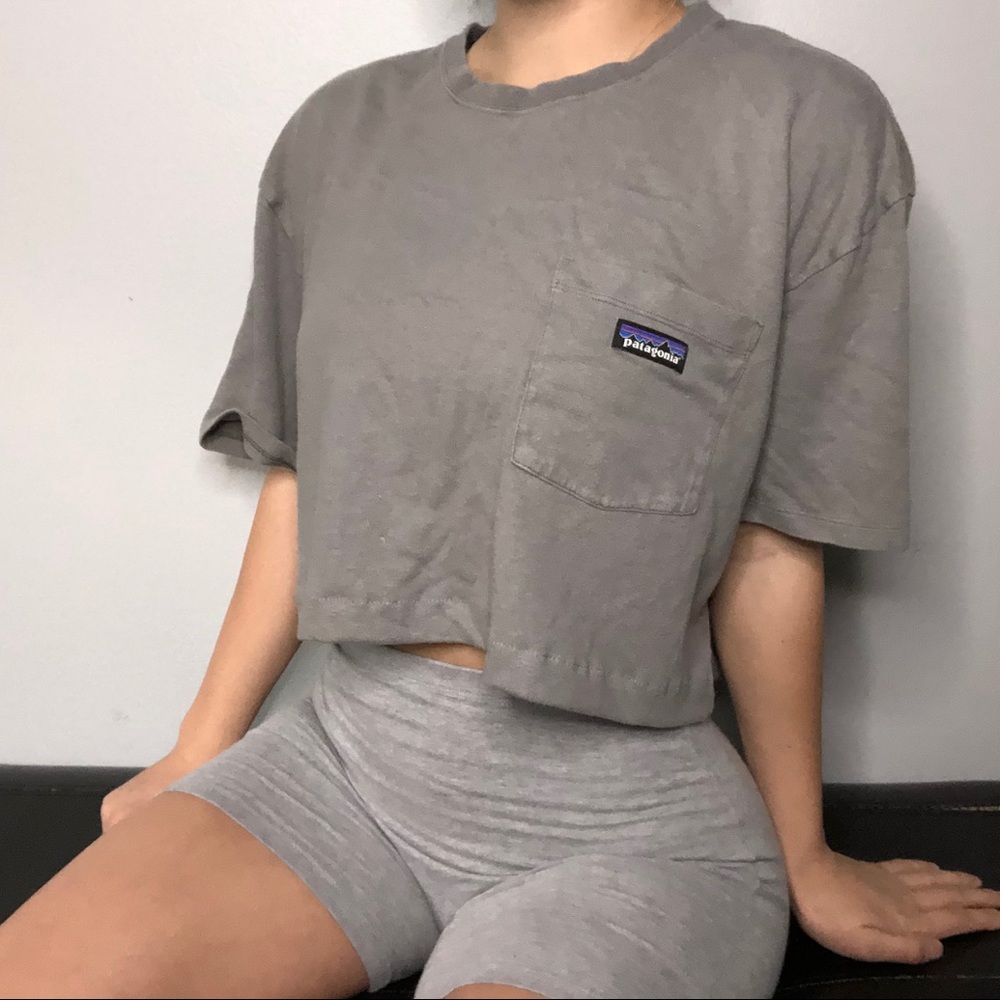 Reworked Patagonia Cropped T-shirt